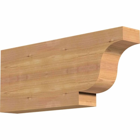 Ekena Millwork Newport Smooth Rafter Tail, Western Red Cedar, 3 1/2"W x 10"H x 24"L RFT04X10X24NEW00SWR